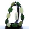 0.8" Bangle Bracelet China Certified Nature Hetian Nephrite Jade Wealth Rohan Hand Carved Bangle Bracelets 3779 view 1
