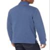 Amazon Essentials Men's Quarter-Zip French Rib Mock Neck Sweater, Casual Wear, Blue Heather, X-Large view 2