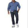 Amazon Essentials Men's Quarter-Zip French Rib Mock Neck Sweater, Casual Wear, Blue Heather, X-Large view 4