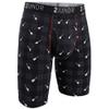 2UNDR Swing Shift 9" Long Leg Boxer Briefs for Men | Mens Pouch Underwear with Patented Joey Pouch | Modal Underwear Men | Moisture Wicking Black view 1