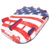 Airhead Stars and Stripes 2, 1-2 Rider Towable Tube for Boating,Red / White / Blue view 1