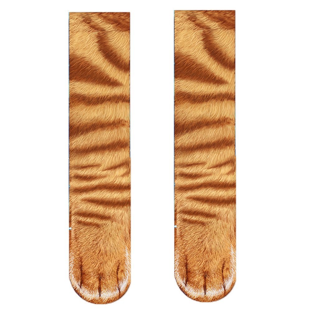 Animal Cat Dog Paw Socks Funny Christmas Gift Stocking Stuffers for Men Women Teens