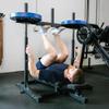 Titan Fitness Vertical Leg Press Machine, Leg Strengthening Workout for Home Gym, High Intensity Presses, Adjustable Starting Height, 400 LB Capacity view 2