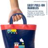 NORTY Rubber Rain Boots for Kids - Waterproof Rubber Boots Boys and Girls Solid & Printed Rainboots for Toddlers and Kids - Trains view 3