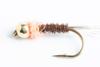 Blue Wing Olive Tungsten BH Frenchie Nymph Fly, 6-Pack (#14) view 1