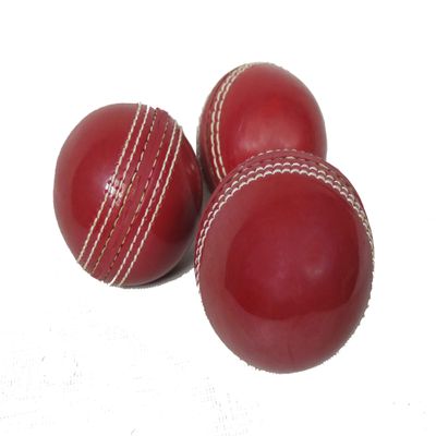 KSZ TRADERS Cricket Rubber Soft Balls for Practice (Set of 3)