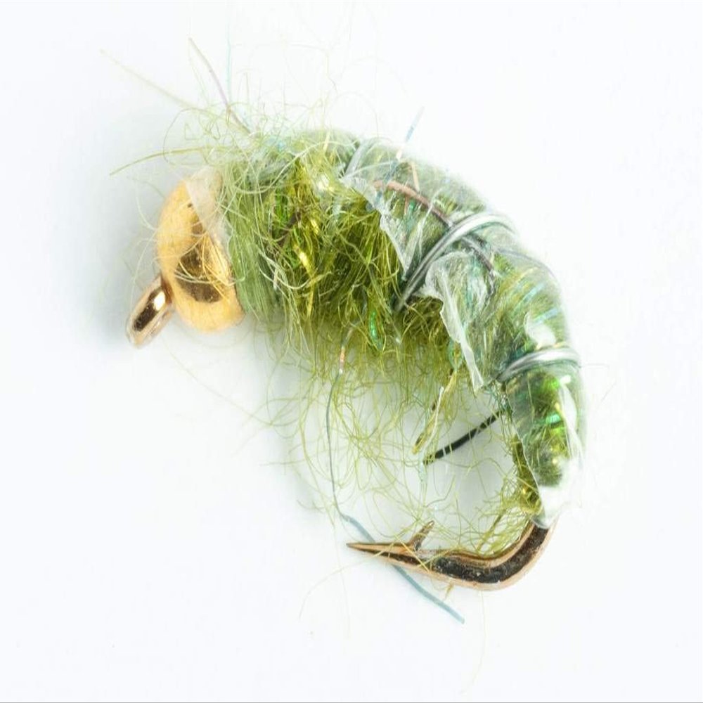 BH Czech Mate Nymph Fly, 6-Pack (Olive, #14)