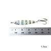 5pcs 1.5oz Fishing Metal Bait Jig 1-1/2oz Mega Live Lure with a Treble Hook - Glow Silver view 3