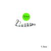 5pcs 1.5oz Fishing Metal Bait Jig 1-1/2oz Mega Live Lure with a Treble Hook - Glow Silver view 4
