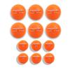 PowerNet Corbin Carroll Weighted Hitting Training Balls | 6 PK 2.8" and 6 PK 2" Micro Ball Combo | Choose Your Weight | Enhance Strength and Hand-Eye Coordination (Orange | 18 oz + 9.5 oz) view 1