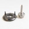 Carpet Fastener, 3 Prong, Veltex w/ 5/8" Stainless Steel Screw Stud, 10 Pc. Set view 3
