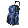 KR Strikeforce Royal Flush Triple Roller Bowling Bag (Blue) view 1