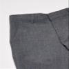Calvin Klein Boys Flat-Front Bi-Stretch Dress Pant, Straight Leg Fit & Hemmed Bottom, Belt Loops & Functional Front Pockets, Grey Heather, 14 view 2