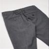 Calvin Klein Boys Flat-Front Bi-Stretch Dress Pant, Straight Leg Fit & Hemmed Bottom, Belt Loops & Functional Front Pockets, Grey Heather, 12 Husky view 4