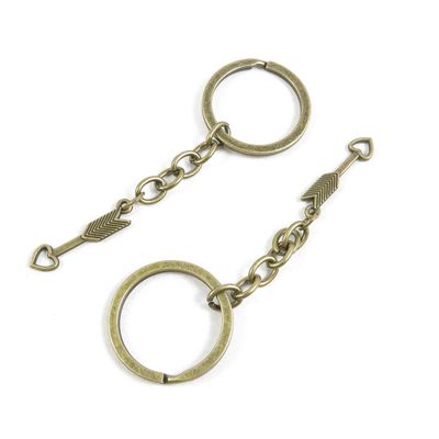 1 Items Keychain Keyring Key Tags Chains Rings Jewelry Bag Charms V6ID9 Love Arrows Connector