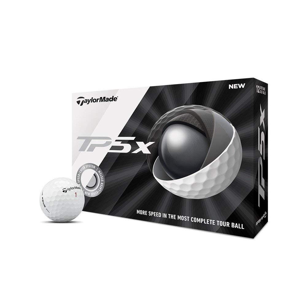 TaylorMade TP5x Tour Balls (One Dozen), White
