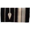 Double Weave Grade A Acrylic Blanket, Arrow - Black/Cream/Gray, 32" x 32" view 1