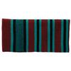 Weaver Leather Double Weave Saddle Blanket, Burgundy/Turquoise/Black, 32" x 64" view 1