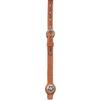 Weaver Leather Texas Star Browband Headstall, Hermann Oak Harness Leather, Russet, Average Horse view 2