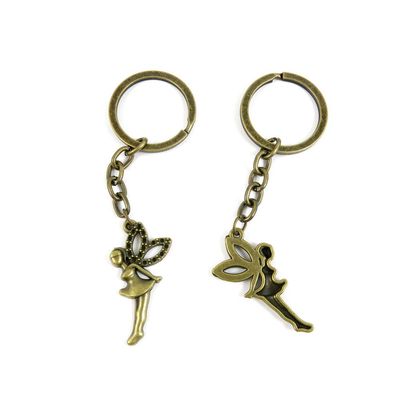1 Items Keychain Keyring Key Tags Chains Rings Jewelry Bag Charms O7OT1 Elf Fairy