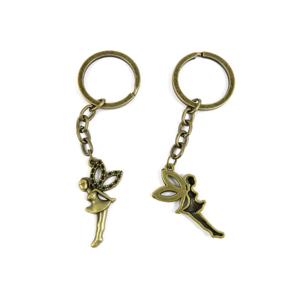 1 Items Keychain Keyring Key Tags Chains Rings Jewelry Bag Charms O7OT1 Elf Fairy