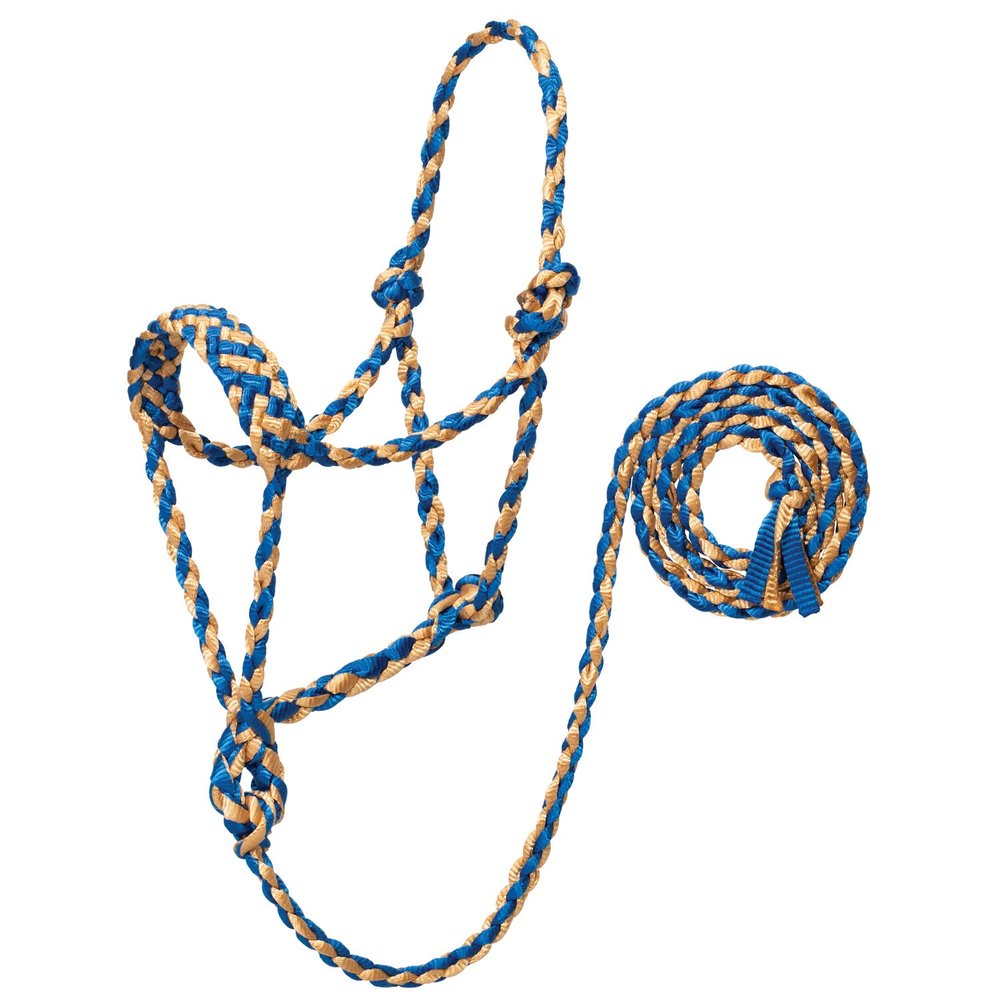 Braided Rope Halter with 6' Lead, Average