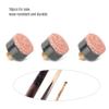 Alomejor 10pcs Billiards Cue Tip Soft Cue Tips Billiard Replacement Screw-on Tips for Billiards Tackle Accessory(10mm) view 3