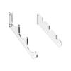 FixtureDisplays Baseball Bat Display Rack, Clear Acrylic Baseball Bat Holder, Wall-Mount Bracket 18336-FBA view 3