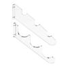 FixtureDisplays Baseball Bat Display Rack, Clear Acrylic Baseball Bat Holder, Wall-Mount Bracket 18336-FBA view 4