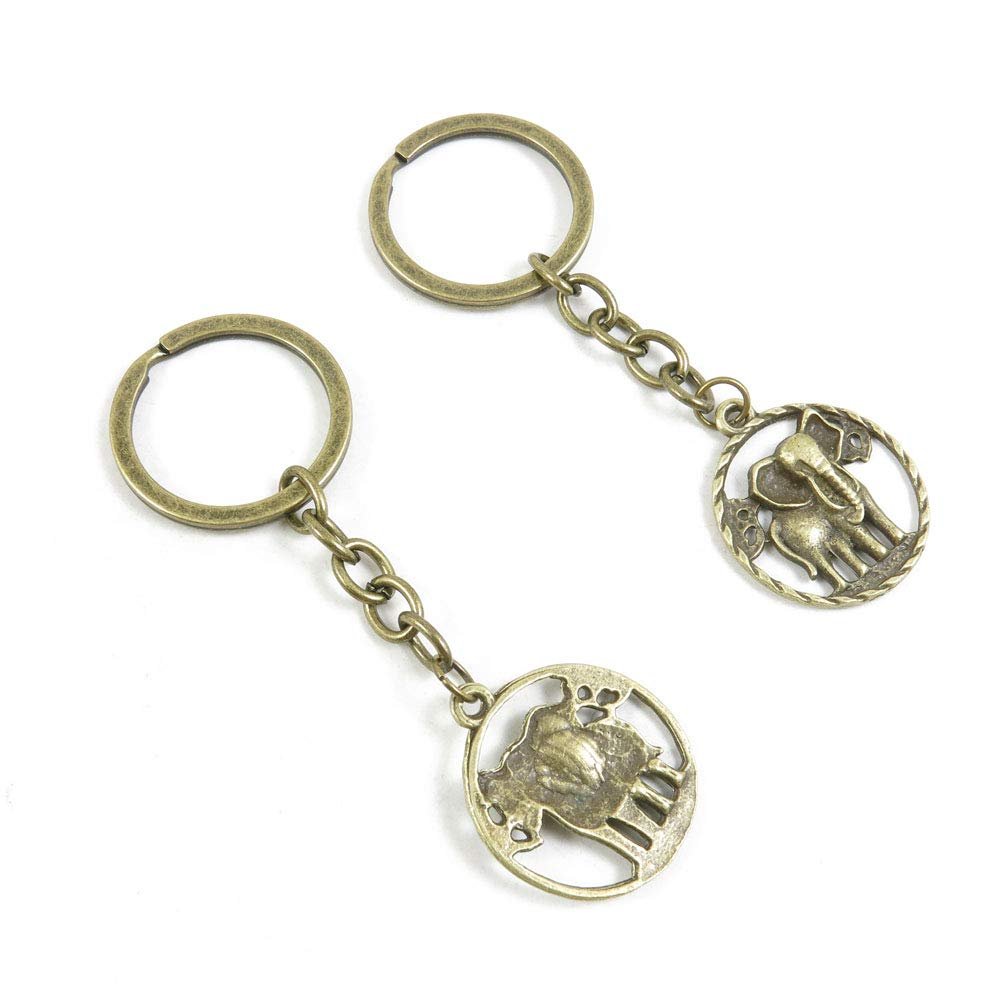 1 Items Keychain Keyring Key Tags Chains Rings Jewelry Bag Charms O4ZZ5 Elephant Tag Signs