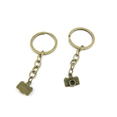 5 Items Keychain Keyring Key Tags Chains Rings Jewelry Bag Charms I9EW2 Camera