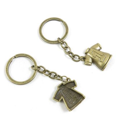 1 Items Keychain Keyring Key Tags Chains Rings Jewelry Bag Charms P8GJ0 Short Shirt