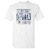 UGP Campus Apparel Straight Outta Los Angeles - LA Football Pride T Shirt - Medium - White view 1