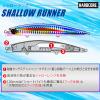 Duel Hardcore Lure, Ripless Minnow, Hardcore Shallow Runner (F), 3.5 inches (90 mm), Weight: 0.3 oz (10 g) F1193-HIW - Sardine, Sea Bass, Hirasuzuki view 3