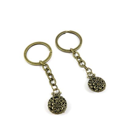 1 Items Keychain Keyring Key Tags Chains Rings Jewelry Bag Charms Y3WZ7 Hollow Flower Bag