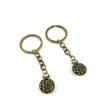 1 Items Keychain Keyring Key Tags Chains Rings Jewelry Bag Charms Y3WZ7 Hollow Flower Bag view 1