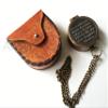 Go Confidently in The Direction of Your, Navigation Astrolabe Brass Compass with Leather Case Handmade Maritime Pocket Compass view 1
