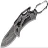 Smith & Wesson Stonewash 5.25in Stainless Steel Folding Knife with 2.25in Drop Point Blade and Handle for Outdoor Survival, Camping and EDC view 1