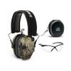 Walker's Razor Slim Electronic Muff with Case and Shooting Glasses (Kryptek Camo) view 1