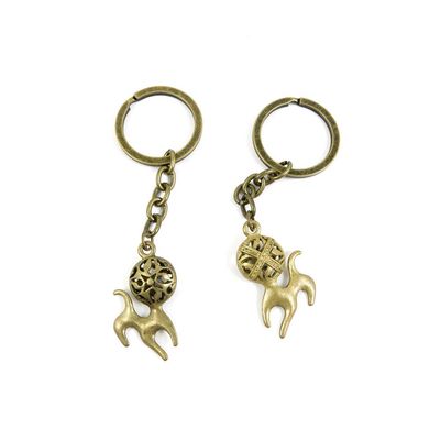 1 Items Keychain Keyring Key Tags Chains Rings Jewelry Bag Charms Q5BP4 Hollow Fireball