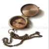 Antique Brass Go Confidently in, Compass with Leather Not All Case Handmade Working Compass with Chain Marine Lover Gift view 3