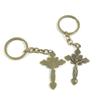 5 Items Keychain Keyring Key Tags Chains Rings Jewelry Bag Charms M7YC5 Jesus Cross view 1