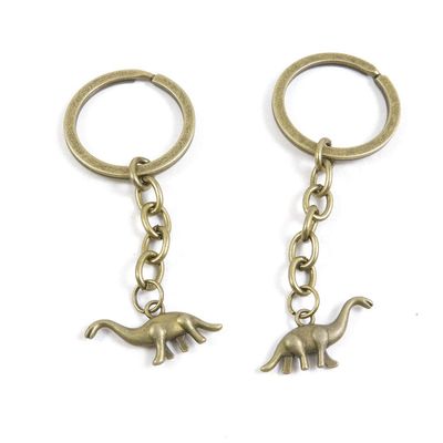 5 Items Keychain Keyring Key Tags Chains Rings Jewelry Bag Charms M8MW3 Dinosaur