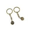 5 Items Keychain Keyring Key Tags Chains Rings Jewelry Bag Charms U9LD2 Globe view 1