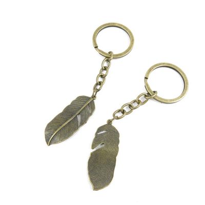 1 Items Keychain Keyring Key Tags Chains Rings Jewelry Bag Charms R5OQ1 Feather Plumage Plume