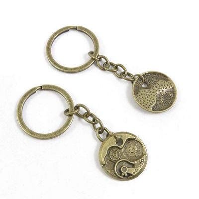 1 Items Keychain Keyring Key Tags Chains Rings Jewelry Bag Charms L1VK4 Gear Wheel Cog Steampunk