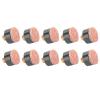 Alomejor 10pcs Billiards Cue Tip Soft Cue Tips Billiard Replacement Screw on Tips for Billiards Tackle Accessory(12mm) view 3