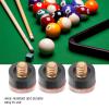 Alomejor 10pcs Billiards Cue Tip Soft Cue Tips Billiard Replacement Screw on Tips for Billiards Tackle Accessory(12mm) view 4