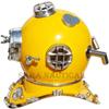 MAXNAUTICALMART Maritime U.S. Navy Diving Helmet Mark V Solid Glass Nautical 18'' Diving Helmet view 2