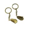 1 Items Keychain Keyring Key Tags Chains Rings Jewelry Bag Charms R4LN3 Leaf Feather Plumage Plume view 1